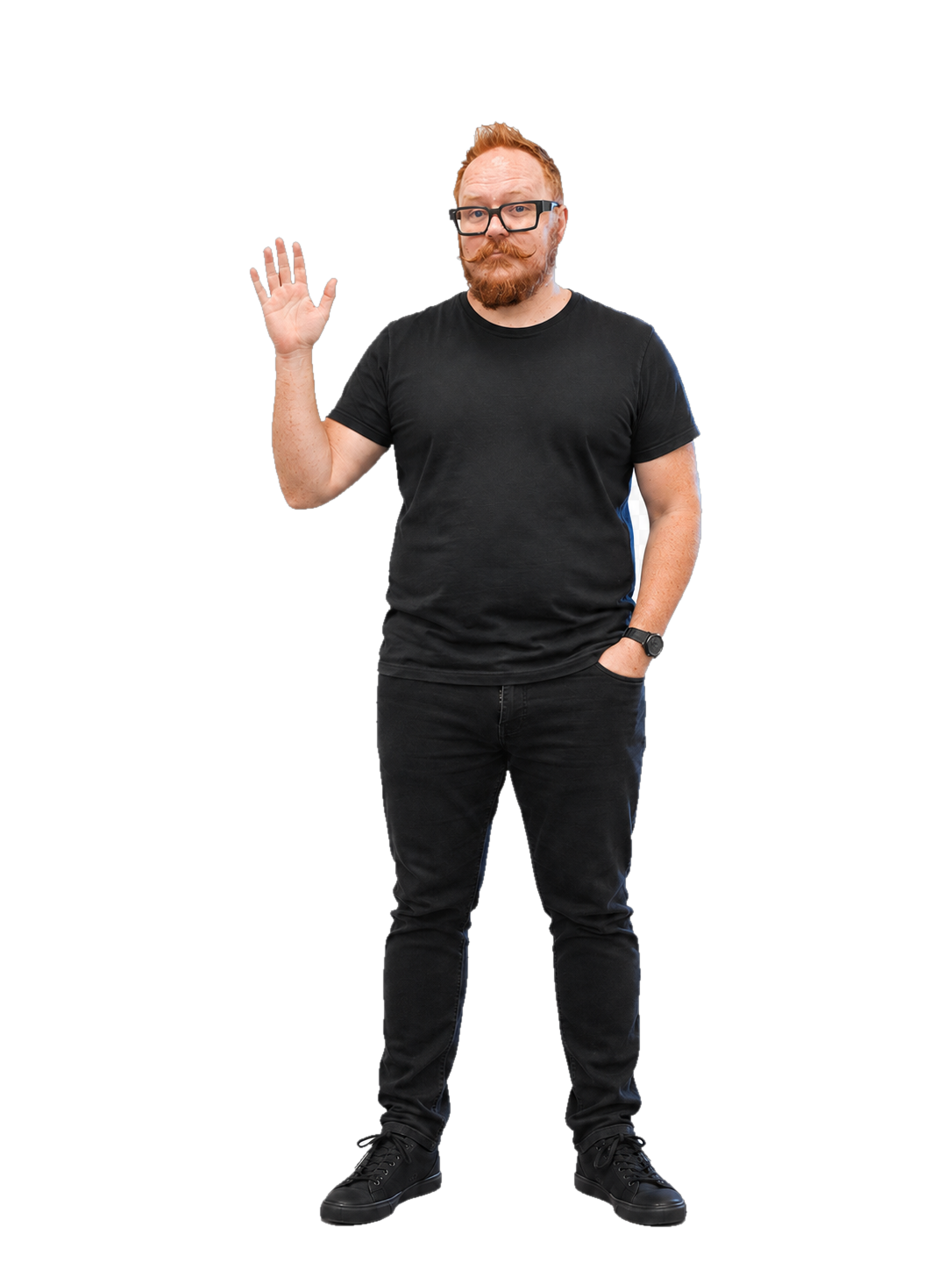 Werner Cloete waving
